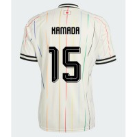 Japonsko Daichi Kamada #15 Vonkajší futbalový dres MS 2026 Krátky Rukáv